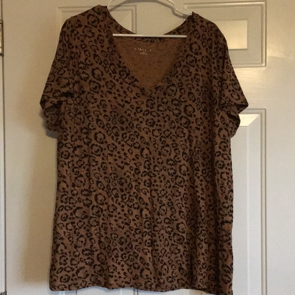 Ava & Viv leopard print tee